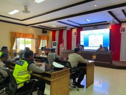 Satbinmas Polres Melawi Gelar Latihan Fungsi Teknis, Ini Materi Yang Disampaikan