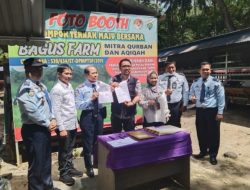 Pokmas Lipas Poktan Maju Bersama Bapas Amuntai dan BPPSDMP Kementan Sucikan Eks Warga Binaan