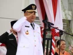 Bupati Melawi Pimpin Upacara HUT RI Ke-77