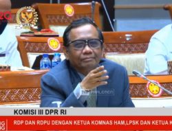 RDP Dengan Komisi III DPR RI, Mahfud MD: 60 Tahun Kamu Punya Polisi Jelek, Lebih Baik Dibanding Satu Malam Tak Ada Polisi