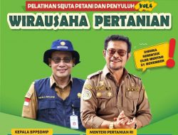 Tingkatkan Kualitas SDM Pertanian, BPPSDMP Kementan Akan Gelar Pelatihan Sejuta Petani Penyuluh di Bulan November