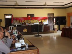 Lat Pra Ops Lilin Kapuas 2022 Polres Melawi, AKBP Sigit: 19 Gereja Akan Menjadi Prioritas Pengamanan