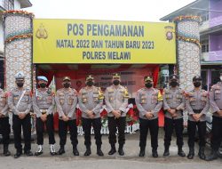 Kapolres Melawi Lakukan Pengecekan 3 Pos Pengamanan Nataru