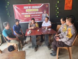 Kembali Gelar Jumat Curhat, Polsek Kota Baru Terima 3 Masukan Langsung Dari Kades