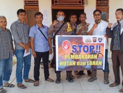 Cegah Karhutla, Polsek Belimbing Lakukan Sosialisasi Langsung Ke Masyarakat