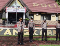 Apel Pagi Jam Pimpinan, Berikut Arahan dan Atensi Kapolres Melawi AKBP Syafi’i