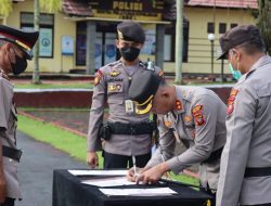 Kapolres Melawi Pimpin Langsung Sertijab 3 Jabatan Penting