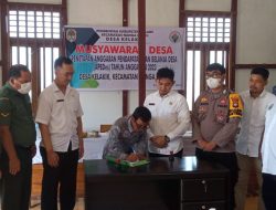 Penetapan RAPBDes Kelakik Tahun 2023, Iptu Bhakti: Bhabinkamtibmas Akan Selalu Mengawasi 