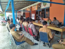 Satgas Preemtif Ops Bina Karuna Polres Melawi Lakukan Koordinasi Lintas Sektoral di Kantor BPBD