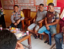 Jumat Curhat Bersama Polsek, Forkopimcam dan Pemdes Menukung Kota Komitmen Jaga Kamtibmas