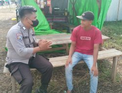 Bhabinkamtibmas Polsek Nanga Pinoh Rutin Sambangi Warga Desa