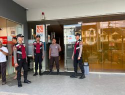 Patroli Objek Vital dan Sambangi Satpam, Ini Yang Disampaikan Personel Sat Samapta Polres Melawi