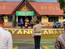 Kapolres Melawi Pimpin Apel Gelar Pasukan Operasi Ketupat Kapuas 2023