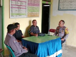 Jumat Curhat Rutin Polsek Ella Hilir, Kades Popai Sampaikan Keluhan Terkait Karhutla