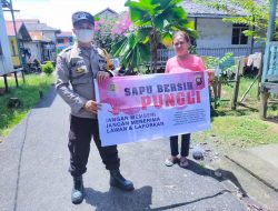 Patroli DDS, Bhabinkamtibmas Polsek Ella Hilir Himbau Tentang Cegah Pungli dan Karhutla