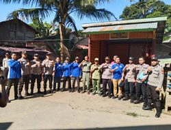 Datangi Polsek Kota Baru, Satbinmas Polres Melawi Gelar Penilaian Satkamling
