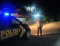 Polsek Nanga Pinoh Gencarkan Patroli Malam