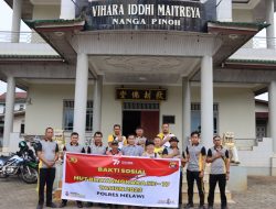 Sambut Hut Bhayangkara Ke-77, Polres Melawi Lakukan Baksos di Tempat Ibadah