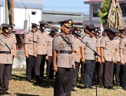 Kapolres AKBP Muhammad Syafi’i Pimpin Apel Persada di TMP Nanga Pinoh