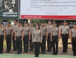 Sebanyak 23 Personel Polres Melawi Naik Pangkat Setingkat Lebih Tinggi