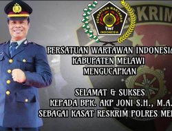 PWI Kabupaten Melawi Mengucapkan Selamat & Sukses Kepada AKP Joni Sebagai Kasat Reskrim Polres Melawi