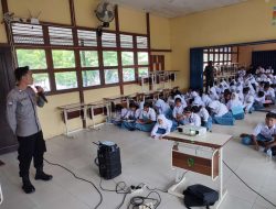 Polsek Sokan Gelar Jumat Curhat Di SMA Negeri 01 Sokan