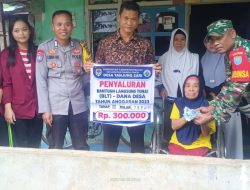 Pemerintah Desa Tanjung Sari Kembali Salurkan BLT DD Tahap 3