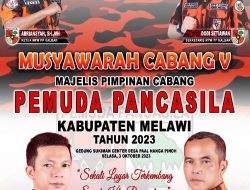 Selamat dan Sukses Musyawarah Cabang V Majelis Pimpinan Cabang Pemuda Pancasila Kabupaten Melawi 2023