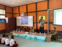 Sat Binmas Polres Melawi Gelar Penyuluhan Dampak Dari Bullying di SDN 16 Desa Suka Damai