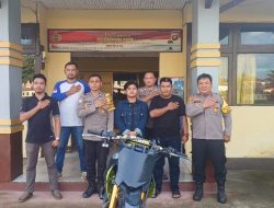 Motornya Ditemukan, Dwiki: Terima Kasih Kapolsek Nanga Pinoh