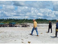 Polres Melawi Cek Langsung Lokasi PETI di Dusun Batu Lintang