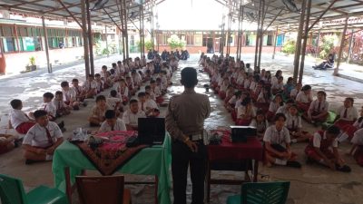 Satlantas Polres Melawi Gelar Program Police Goes to School