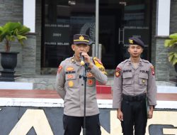 Kabag Ops Polres Melawi: Kepada Personel Jauhi dan Hindari Segala Bentuk Perjudian