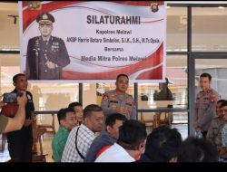 Baru Menjabat, Kapolres Melawi AKBP Harris Gelar Silaturahmi Dengan Insan Pers