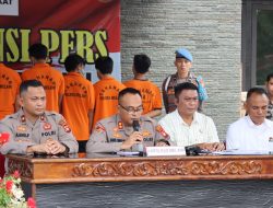 Polres Melawi Gelar Konferensi Pers Capaian Pengungkapan Kasus Dari Januari Sampai Mei 2025