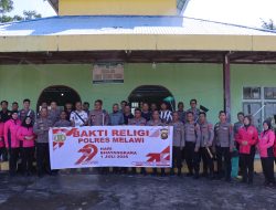 Jelang Hari Bhayangkara Ke-79, Polres Melawi Gelar Bakti Religi