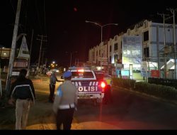 Kasat Samapta Polres Melawi Pimpin Patroli Rutin Malam