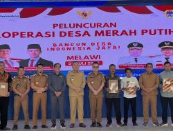 Wakil Ketua DPRD Melawi Matius Rindau Ikuti Peluncuran KDMP