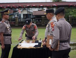 IPTU Dendy Arif Setiady Resmi Jabat Kapolsek Pengkadan