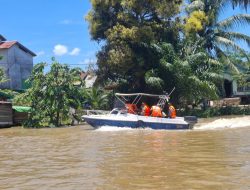 Kapolres Melawi Pimpin Langsung Patroli Air Gabungan