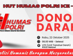 Sambut Hari Jadi Humas Polri Ke-74, Kapolres Melawi Ajak Masyarakat Donor Darah