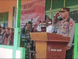 Kapolsek IPTU Suyono Jadi IRUP Hari Sumpah Pemuda Ke 97 Di SMAN 1 Menukung