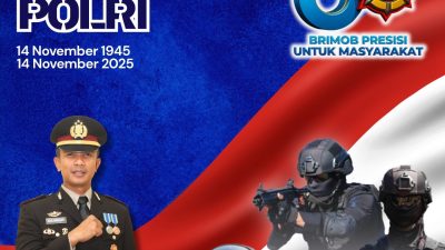 Kepala Kepolisian Sektor Pengkadan Beserta Staf dan Bhayangkari Mengucapkan Dirgahayu Korp Brimob Polri