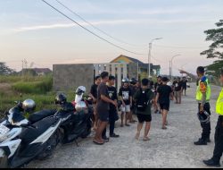 Aksi Balap Liar, Polres Melawi Mengamankan 28 Unit Kendaraan Bermotor