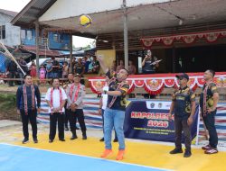 AKBP Harris Buka Turnamen Volly Putra Semi – Open Kapolres Melawi Cup 2026