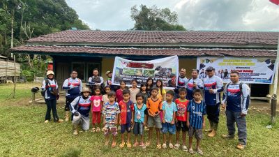 KGBN Melawi Gelar Bakti Sosial dan Seruan Kamtibmas di SDN 25 Balai Agas