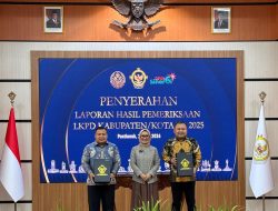 Bupati dan Ketua DPRD Melawi Hadiri Penyerahan LHP BPK RI Tahun 2025