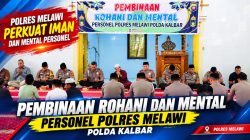 Polres Melawi Rutin Gelar Binrohtal, Kapolres Tekankan Disiplin Dimulai dari Diri Sendiri